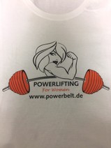 T-Shirt Powerlifting for woman